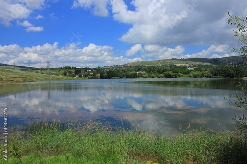 Azerbaijan. A beautiful lake near the village of Chukhuryurd.