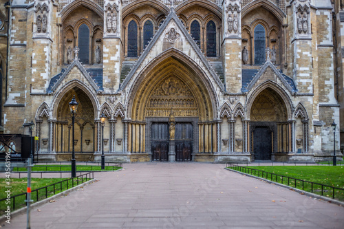 North Entrance of Westminster Abbey  London