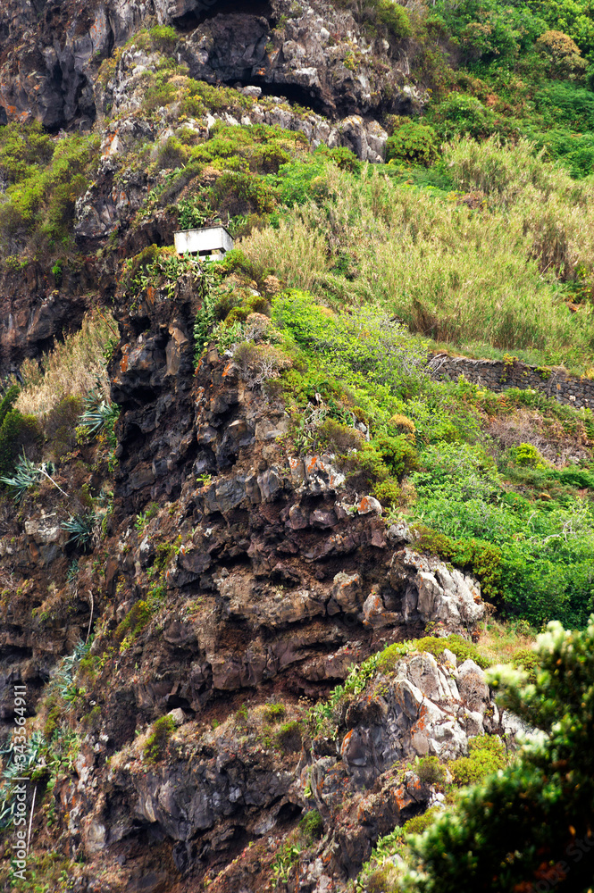 Old whale watching post of Puerto Moniz, Madeira, Portugal, Europe