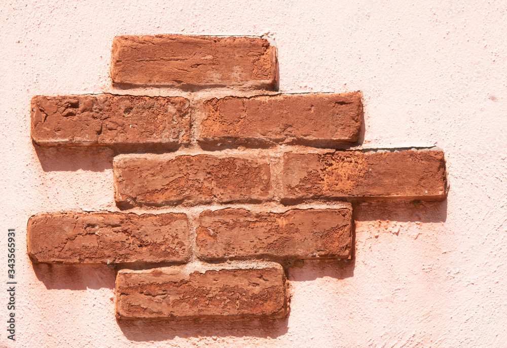 brickwork and orange wall brickwork and orange wall