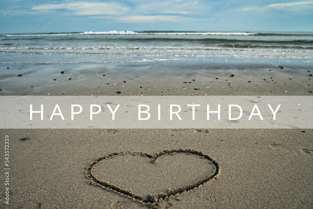 Happy Birthday, Alles Gute, Glückwünsche, Grußkarte, Geburtstag Stock
