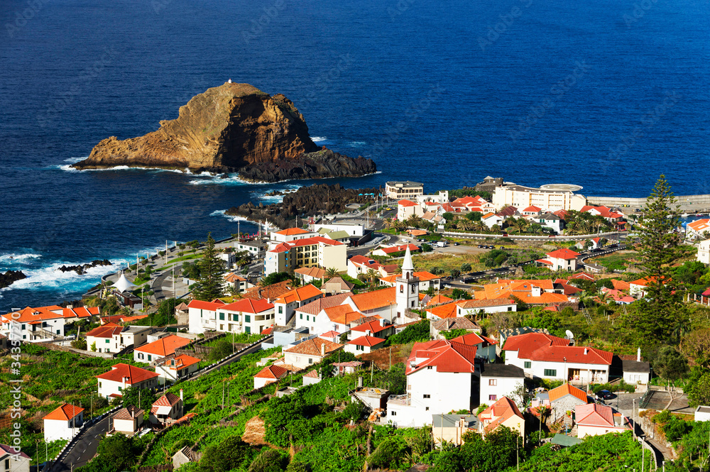 Porto Moniz in Madeira island, Portugal, Europe