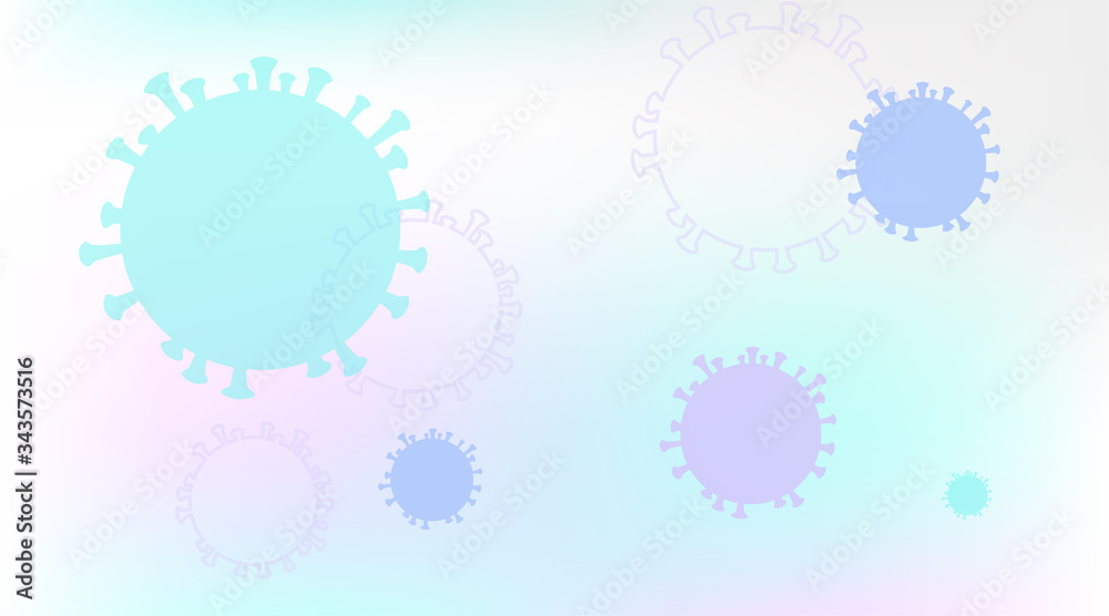 Coronavirus concept background design
