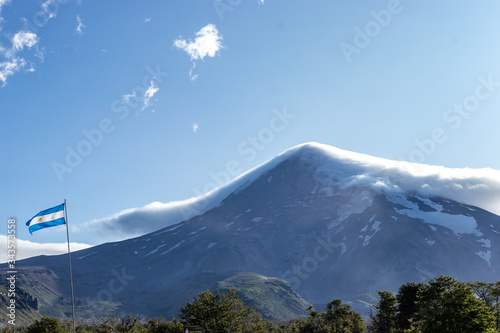 volcano lanin photo