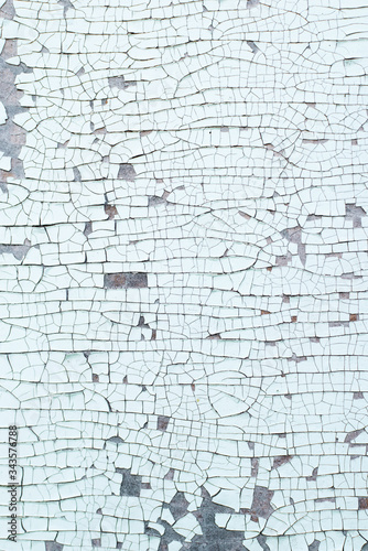 cracked blue wall. background and texture. copy space