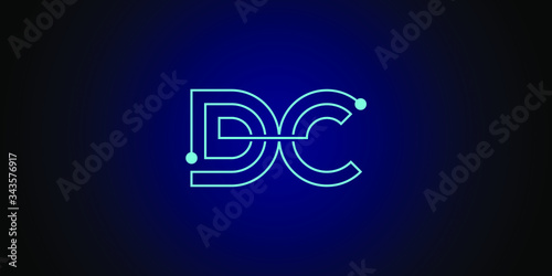 Logo Design Combinations Letter of D and C