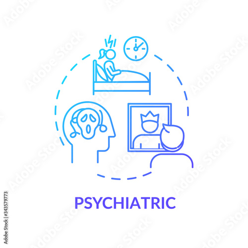 Psychiatric concept icon
