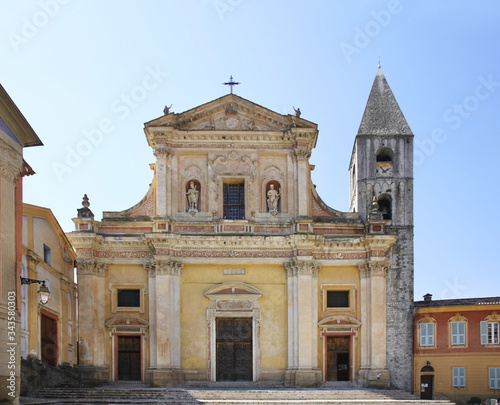 Cathedral of St. Michael in Sospel. France