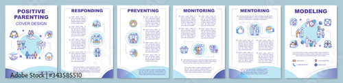 Positive parenting brochure template