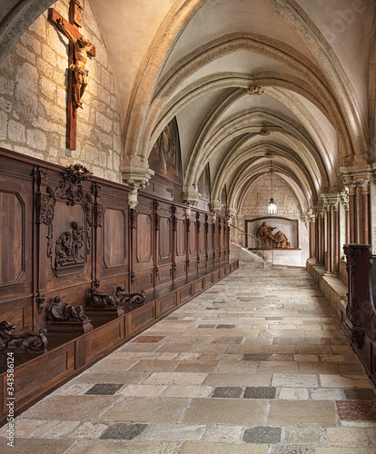 Interior of the temple in the Heiligenkreuz Abbey