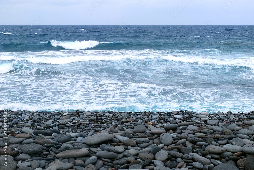 Beautiful rough seascape of Tenerife, Spain Beautiful rough seascape of Tenerife, Spain