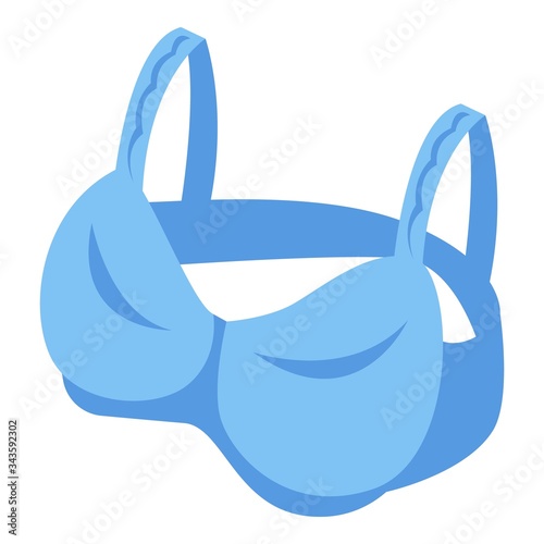 Training bra icon. Isometric of training bra vector icon for web design isolated on white background