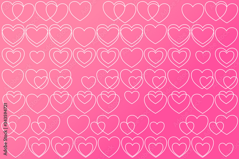 Abstract of the Double Heart shaped pattern pink gradients background Use for computer website Illustration Abstract of the Double Heart shaped pattern pink gradients background Use for computer website Illustration