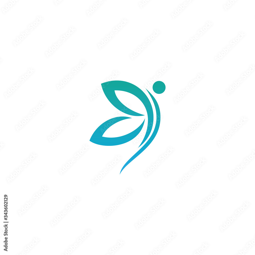 Butterfly logo template. Vector illustration. Butterfly logo template. Vector illustration.