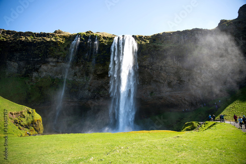 Waterfall in Iceland