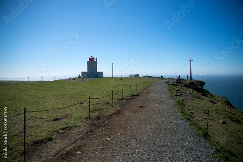 lighthouse on the shore