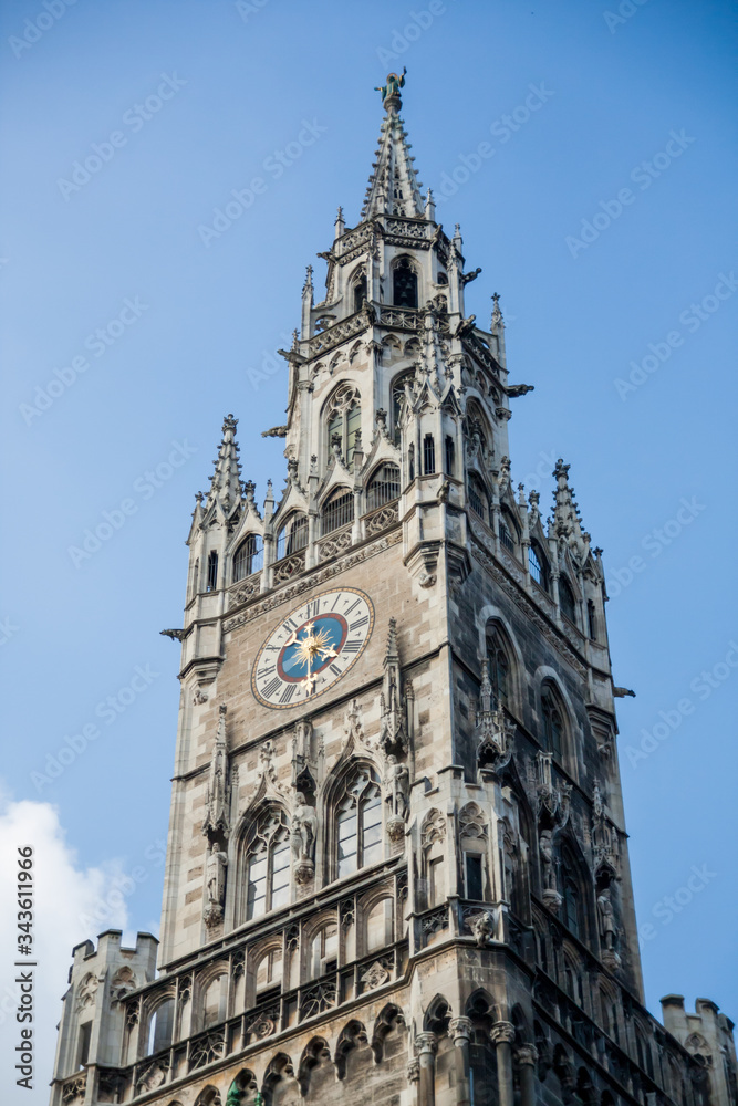 Munich old city center Neues Rathaus Frauenkirche Germany Cathedrals 