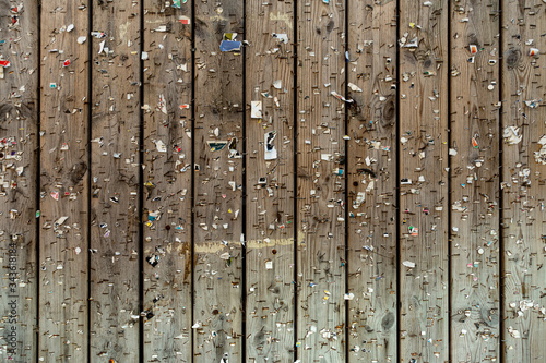 Old bulletin board