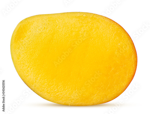 Mango exotic friut cut in half