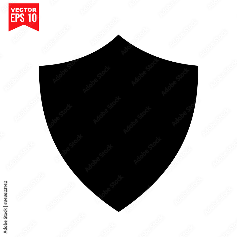 shield protection shield garbage Icon symbol Flat vector illustration for graphic and web design. shield protection shield garbage Icon symbol Flat vector illustration for graphic and web design.