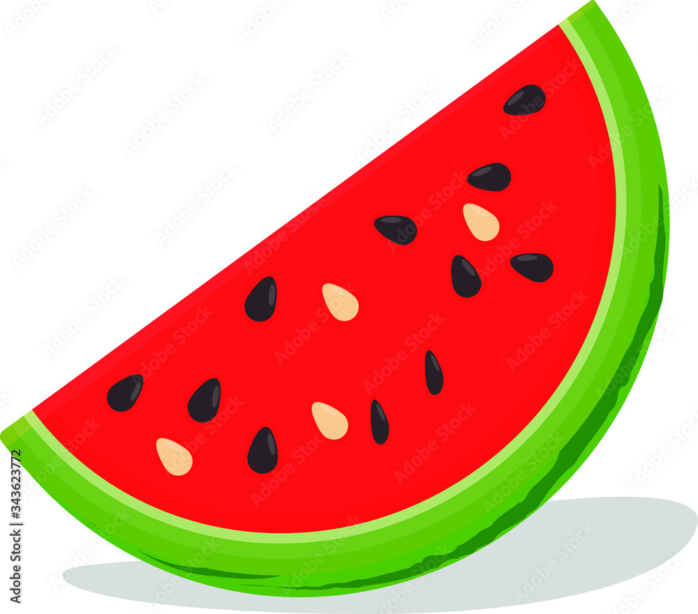 watermelon slice isolated on white watermelon slice isolated on white