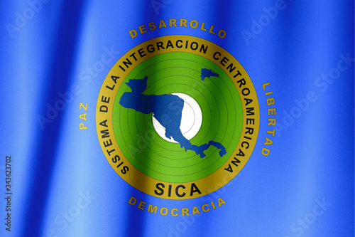 Flag of the Central American Integration System photo