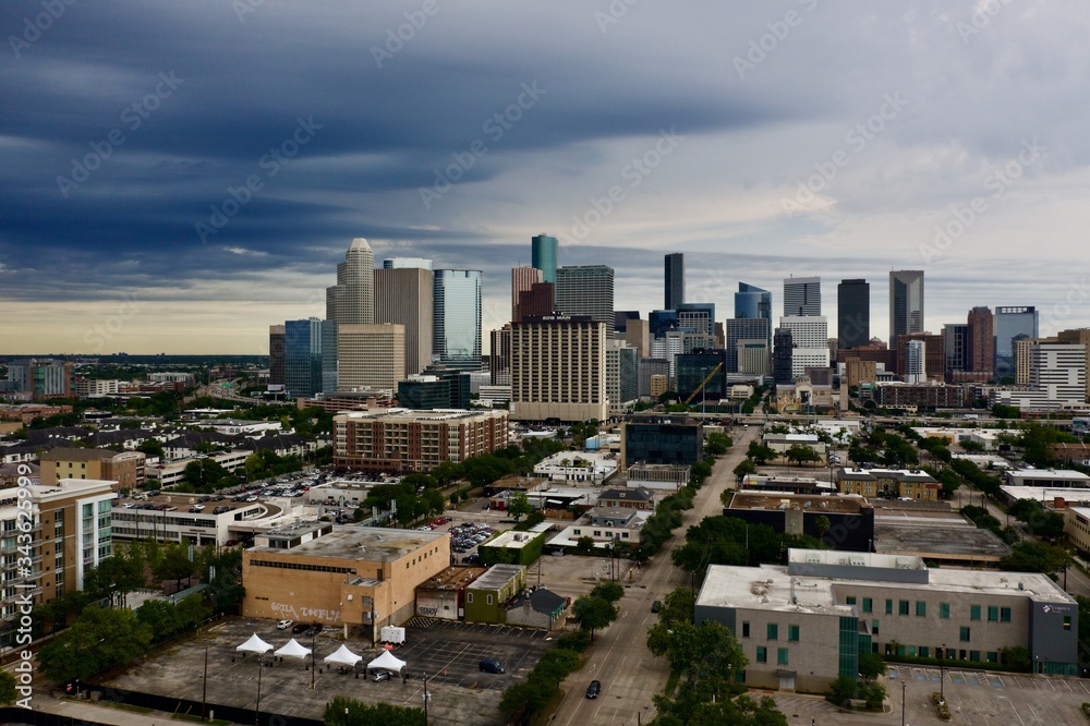 Naklejka premium Downtown Chuva16