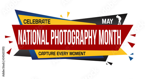 National Photography month banner design