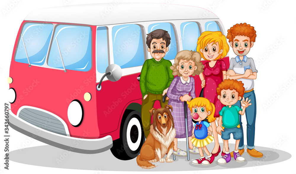 Happy family stay at home Happy family stay at home