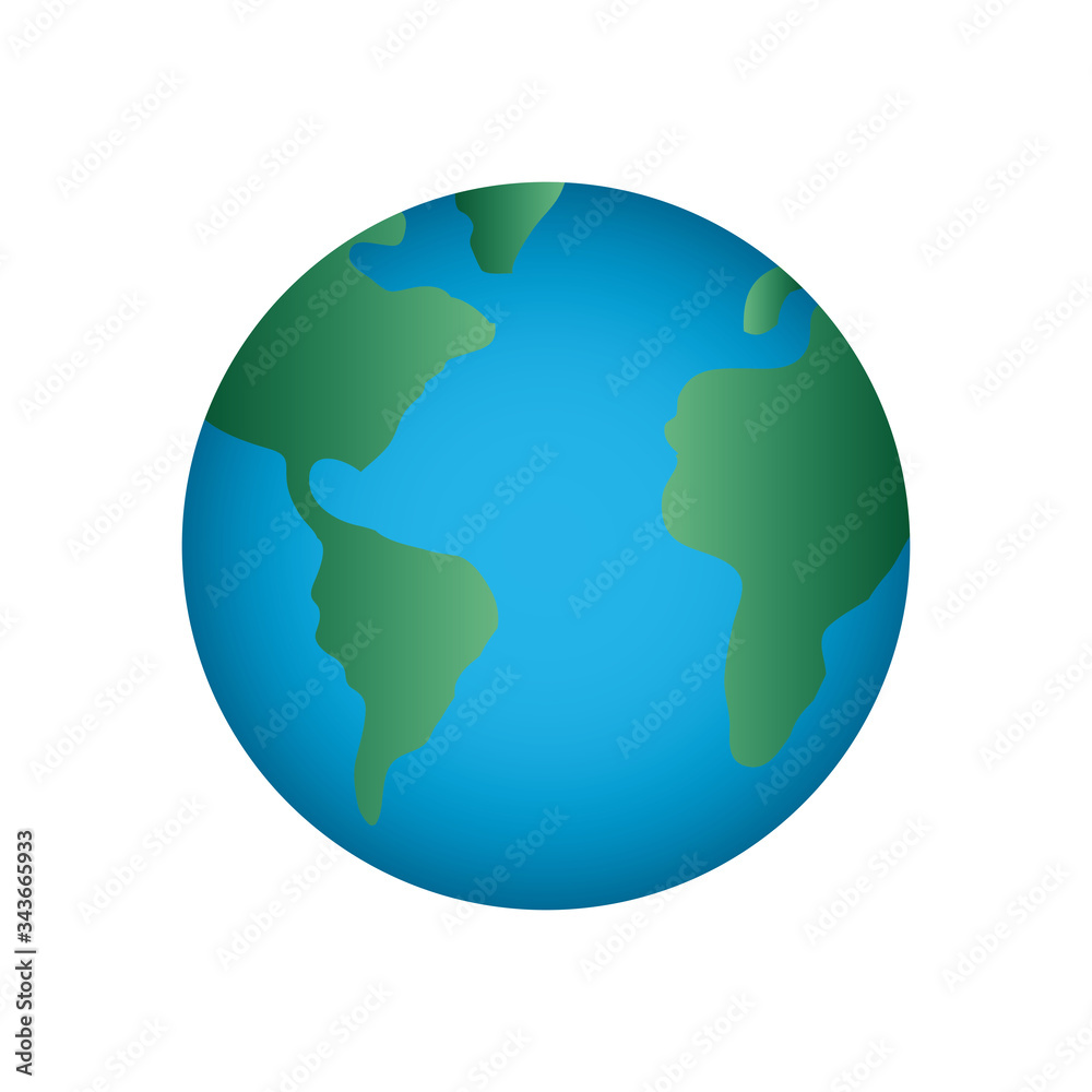 earth planet icon, gradient style earth planet icon, gradient style