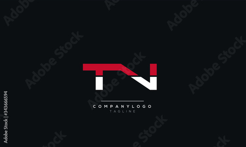 TN NT T N Letter Logo Design Icon Vector Symbol