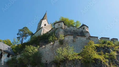 Medieval Hochosterwitz castle in Austria	