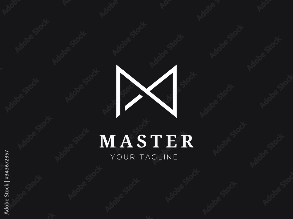 Letter M line logo design. Linear creative minimal monochrome monogram symbol. Universal elegant vector sign design. Premium business logotype. Graphic alphabet symbol for corporate business identity Letter M line logo design. Linear creative minimal monochrome monogram symbol. Universal elegant vector sign design. Premium business logotype. Graphic alphabet symbol for corporate business identity