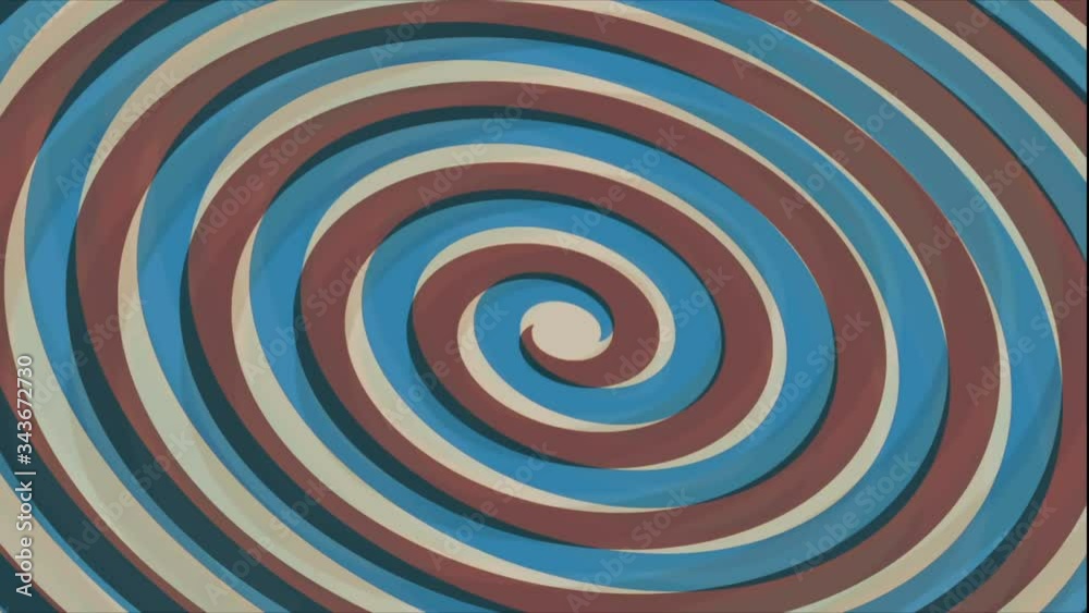 Hypnotic Multicolored Cartoon Spiral Rotation Seamless Loop Hypnotic Multicolored Cartoon Spiral Rotation Seamless Loop