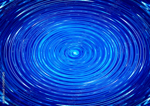 抽象的な青い渦