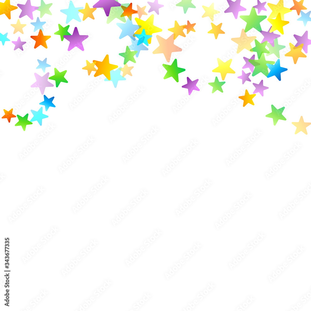 Rainbow Festive Confetti. Carnival Star Falling. Rainbow Festive Confetti. Carnival Star Falling.