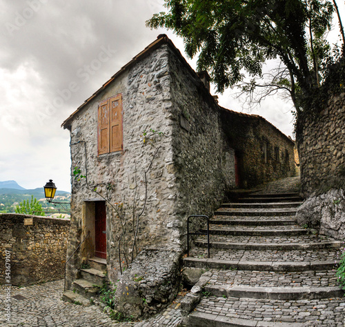 old house in the mountains