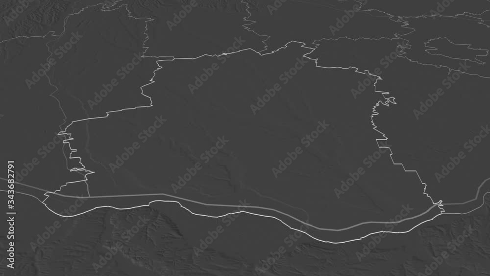 Teleorman, county with its capital, zoomed and extruded on the bilevel map of Romania in the conformal Stereographic projection. Animation 3D Teleorman, county with its capital, zoomed and extruded on the bilevel map of Romania in the conformal Stereographic projection. Animation 3D