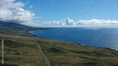 No people or cars as far as the eye can see on a secluded part of Maui photo
