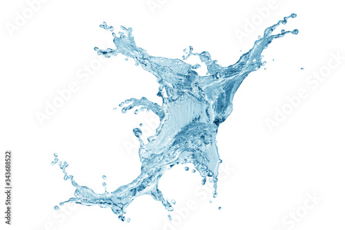 Water splash  water splash isolated on white background  water