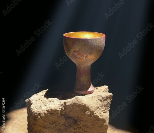 Holy Grail Sitting on a Rock