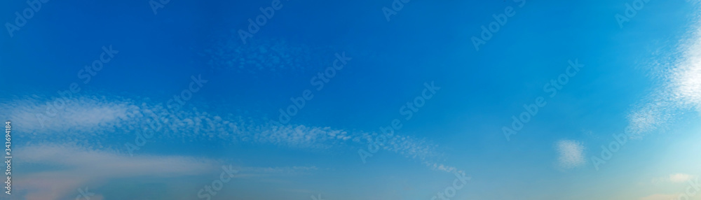 Panorama sky with beautiful cloud on a sunny day. Panoramic high resolution image. Panorama sky with beautiful cloud on a sunny day. Panoramic high resolution image.
