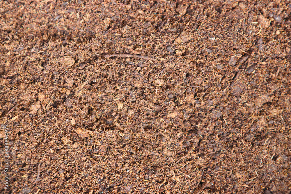 The texture of dry peat. The texture of dry peat.