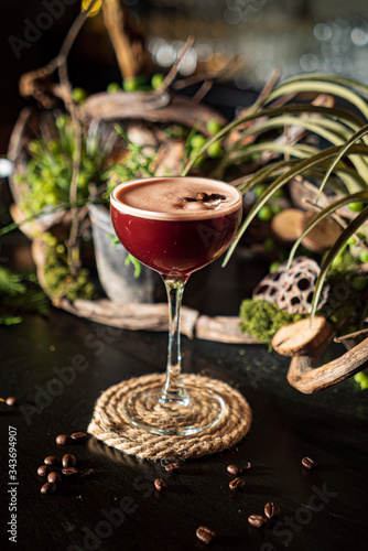 tasty cocktail in the bar