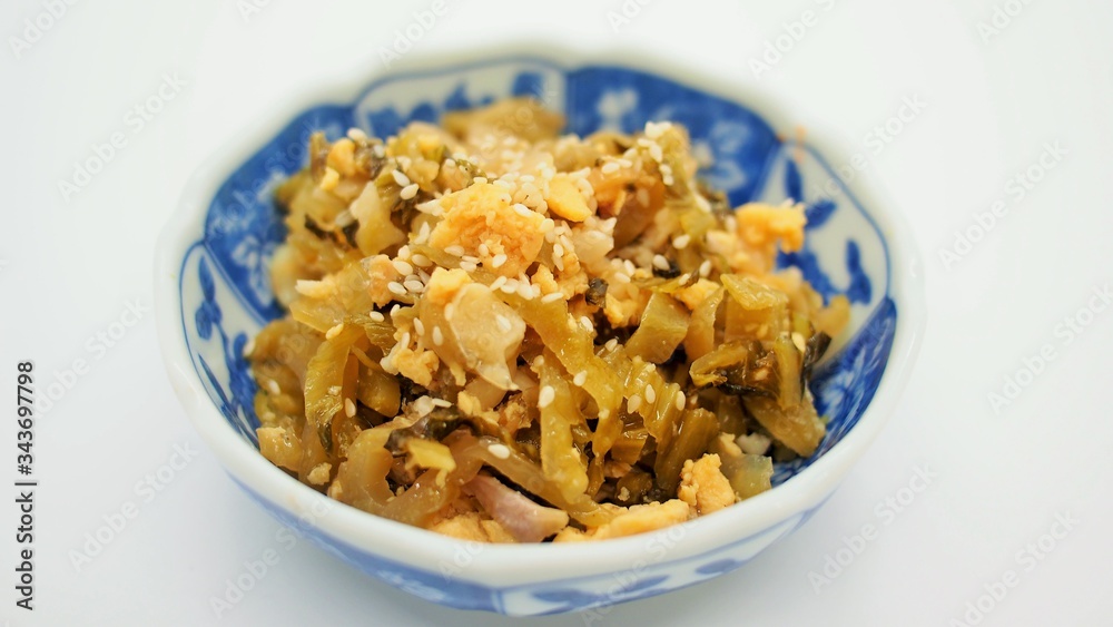 Fried Pickle Cabbage With Egg Recipes (Thai food) Fried Pickle Cabbage With Egg Recipes (Thai food)