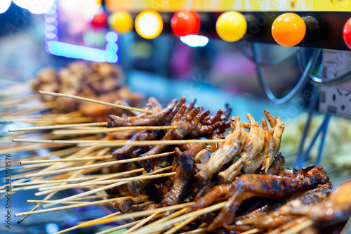 Photography Food for sale at the famous Jalan Alor Street Food Night Market