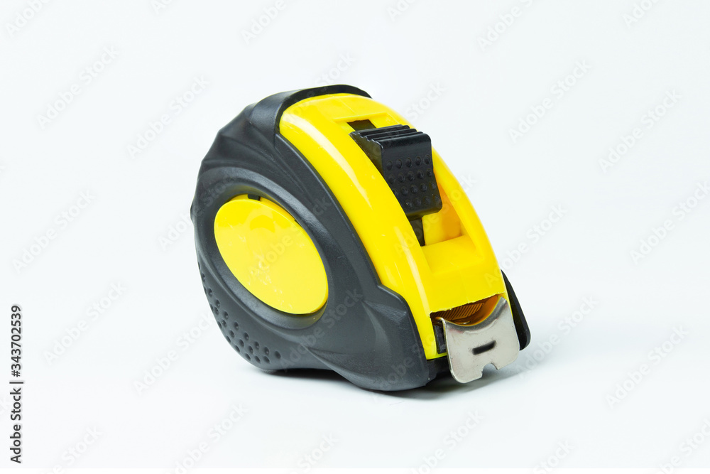 Tape measure isolated on white background. Tape measure isolated on white background.