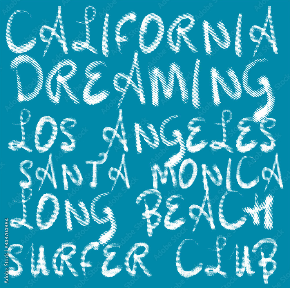 California tshirt graphic design vector art