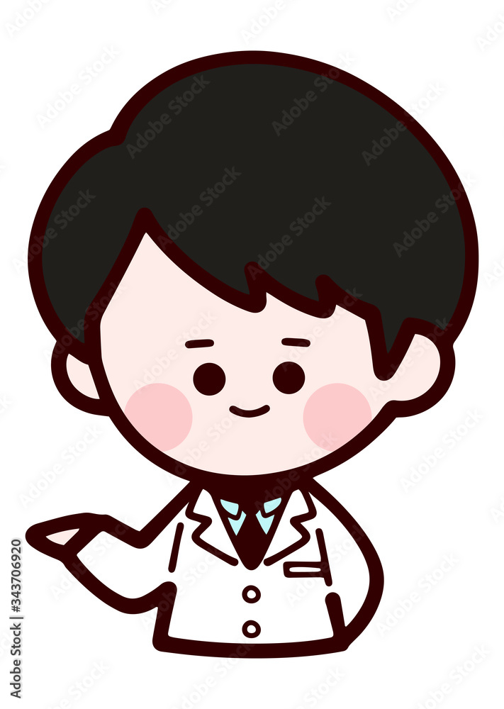 Doctor wearing laboratory coat / man / describe, commentary Doctor wearing laboratory coat / man / describe, commentary