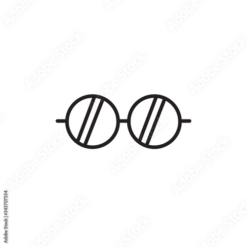 Vector icon of specs